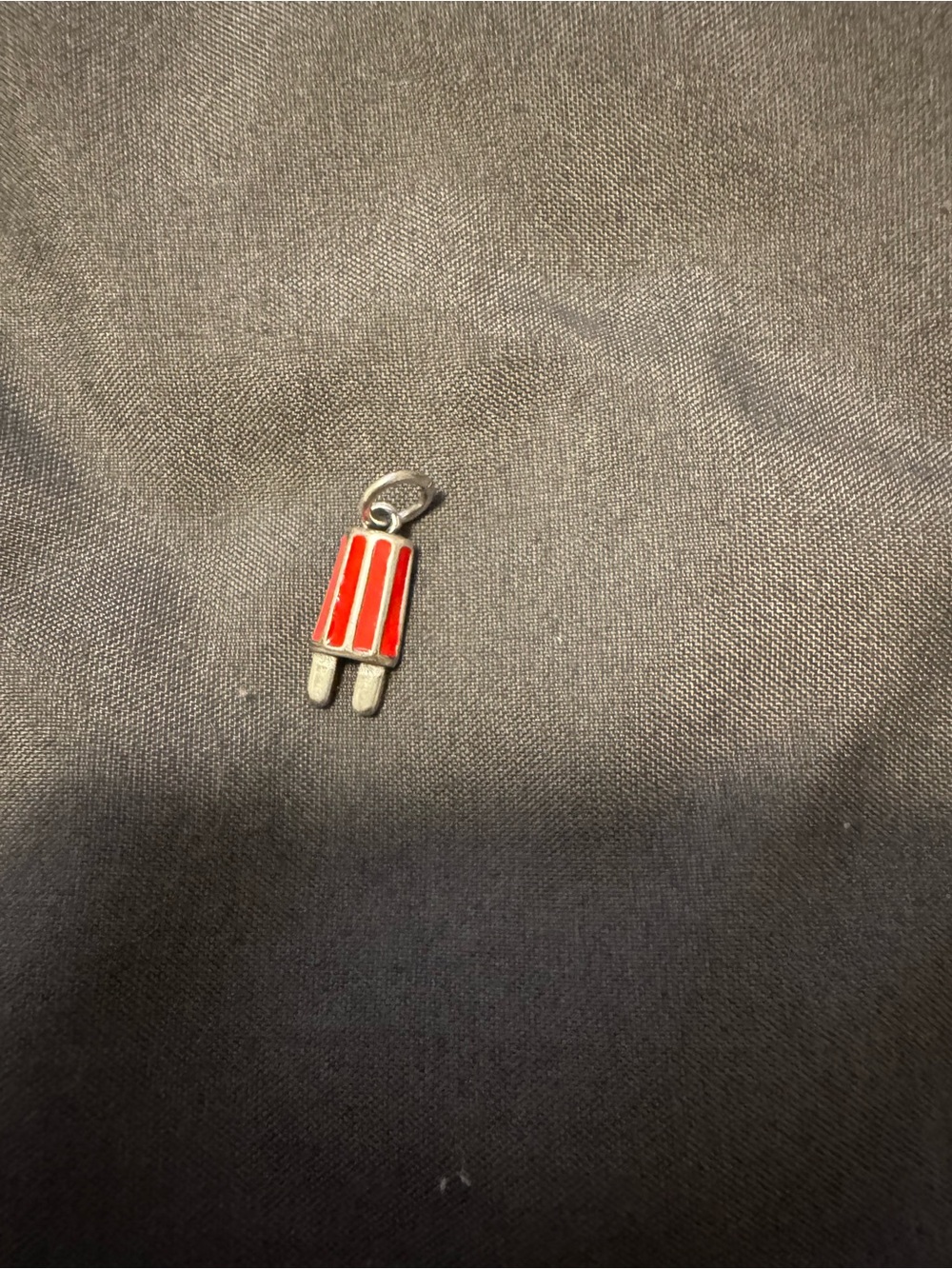 James Avery Red Enamel Popsicle Charm